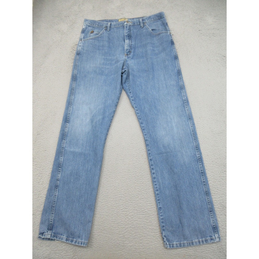 Vintage Wrangler 20X 23MWXVB Western Jeans Mens 38x35 Blue Light Wash Relaxed